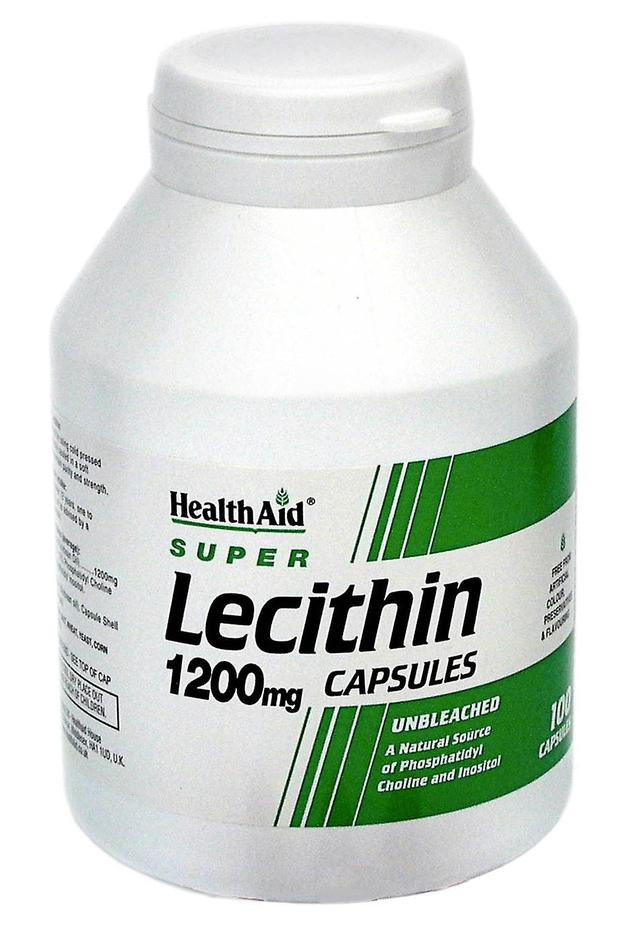 Health Aid Terveydenhuollon lesitiini 1200mg 100's on Productcaster.