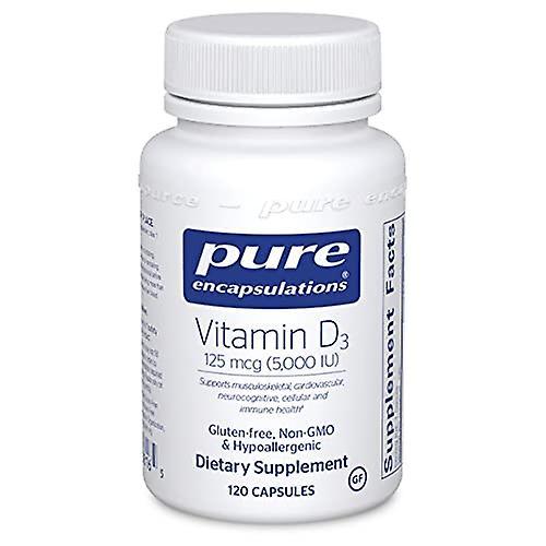 Pure Encapsulations Reine Verkapselungen Vitamin D3 125 mcg 5.000 IE 120 Kapseln on Productcaster.