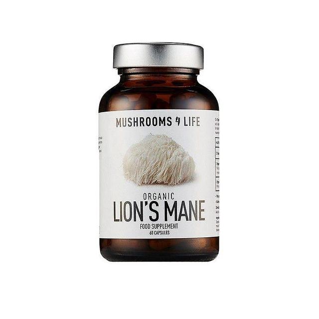 Mushrooms4Life Organic Lion's Mane Caps 60 (ML0503) on Productcaster.