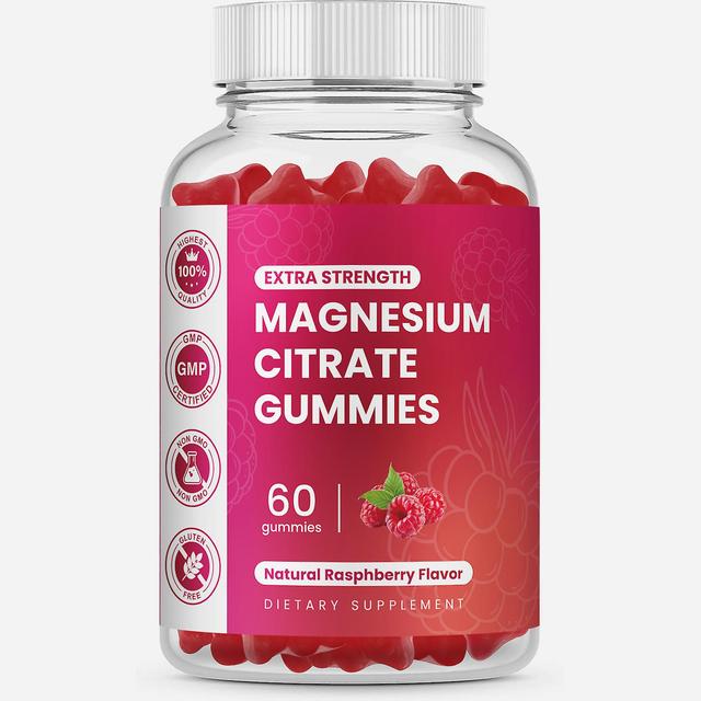 Extra Strength Magnesium Gummies 255 mg (alkuaine mg) annosta kohden - 60 vegaanista kumia - edistää terveellistä rentoutumista, lihaksia, luuta ja... on Productcaster.