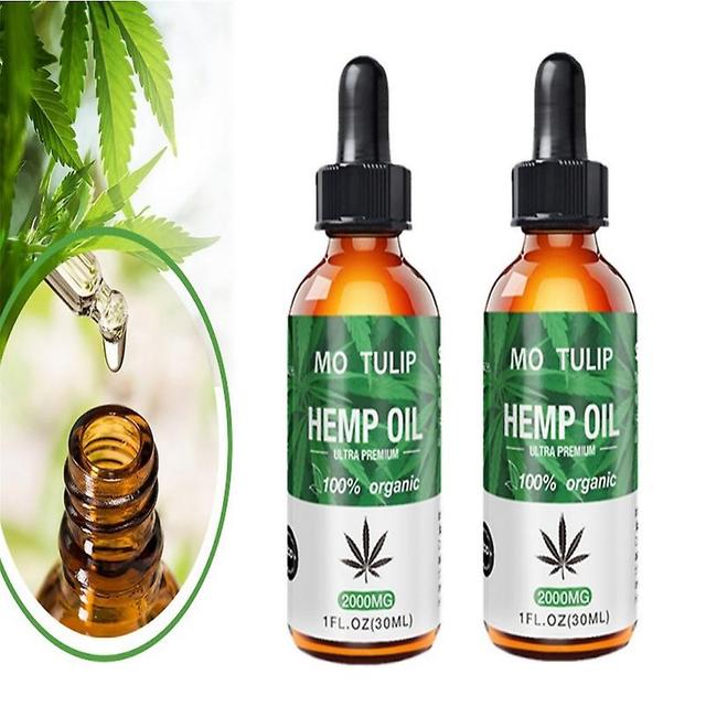 2pcs Herbal Oil For Pain Relief Anxiety Sleep Anti Inflammatory Extract Drops Massage Oil 100% Pure Therapeutic Grade Essential Oil on Productcaster.