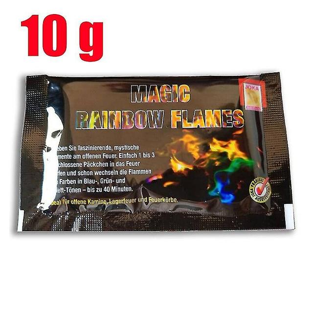 10g/15g/25g Coloured Fire Flames Powder Bonfire Sachets Pyrotechnics Mystical Fire on Productcaster.