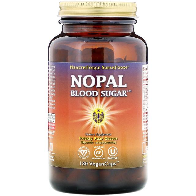 HealthForce Superfoods, Nopal Açúcar no Sangue, 180 VeganCaps on Productcaster.