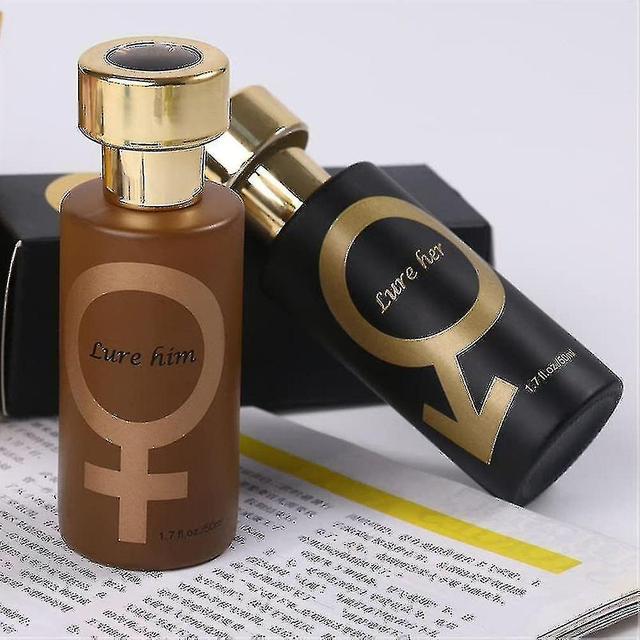 Golden Lure Perfume, Pheromone Perfume Spray Lure Her Perfume For Men, Lure Him Perfume For Women Fp on Productcaster.