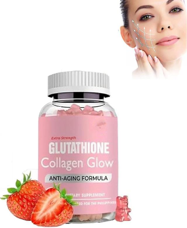 Glutathione Collagen Gummies,Glutathione Collagen Glow Gummies for Dark Spot,Korea Glutathione Gummies,Korean Collagen Gummies for Skin Care 60 Pcs on Productcaster.