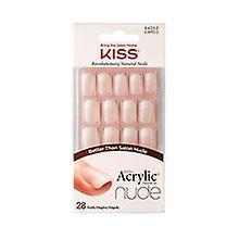 Kiss My Face - Salon Acrylic French Nude 64268 ( 28 pcs ) - Acrylic nails french manicure for a natu on Productcaster.