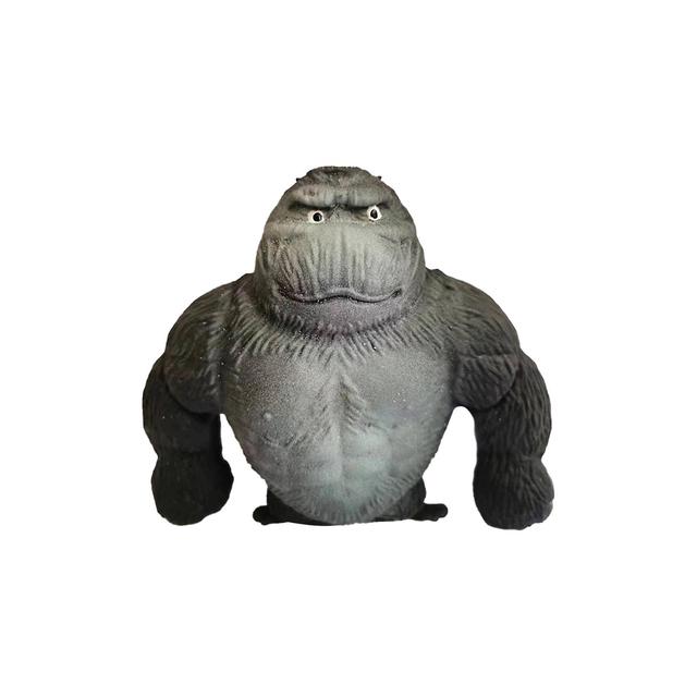 Creative New Brown Monkey Toy Tpr Stretch Gorilla Toy Squeeze Toy For Kids Adult Stress Relief,100% Brand New Grey 12*12 on Productcaster.