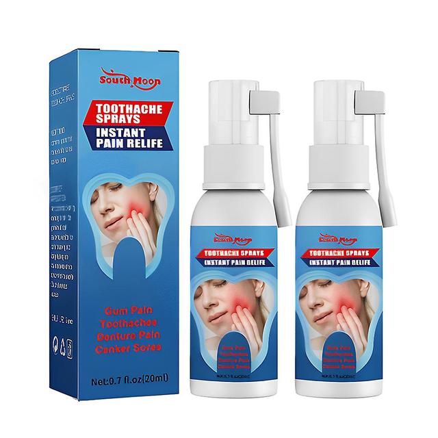 Nfxdw 2pcs Remedies Teeth & Gums Spray, Instant Teeth Treatment Relief Toothache Sprays on Productcaster.