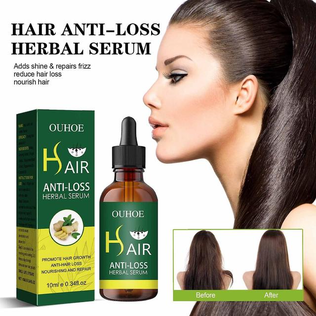 Gaoguan Hair Regeneration Herb Essence - Drop Haarpflegeöl - Drop Ätherisches Öl 10ml Braun on Productcaster.