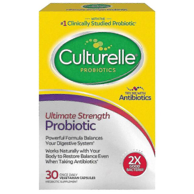 Culturelle konečná sila probiotiká s 20 miliardami CFU, 30 ea on Productcaster.