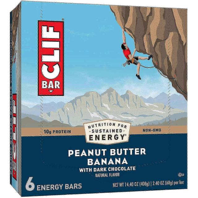 Clif Bar Clif Riegel Erdnussbutter Banane mit dunkler Schokolade Energieriegel, 6 ea on Productcaster.