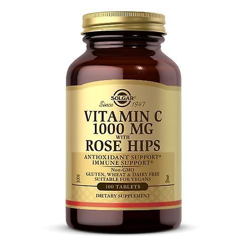 Solgar Vitamin C with Rose Hips,1000 mg,100 Tabs (Pack of 4) on Productcaster.