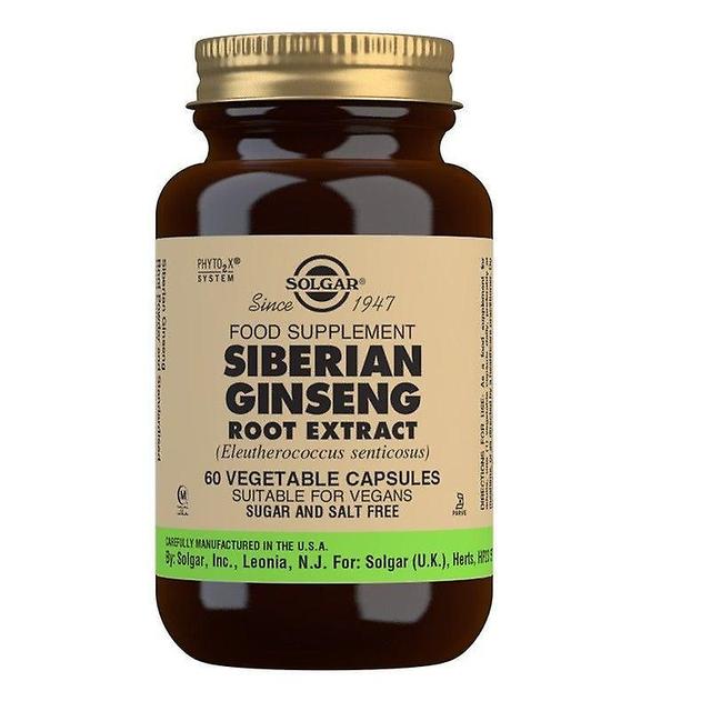 Solgar Siberian Ginseng Root Extract Vegicaps 60 (12537123) on Productcaster.