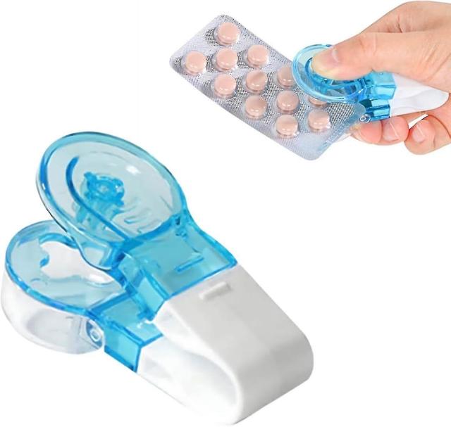 Portable pill taker remover, tablets pills blister pack opener assistance tool 1pcs premium on Productcaster.