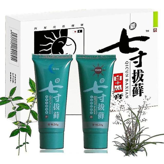 Qicun Baxian Cream With Chinese Herbs, Day And Night Ointment For Transport Evil, Dermatitis, Eczematoid, Skin Care, 10 Pieces 5 sets on Productcaster.