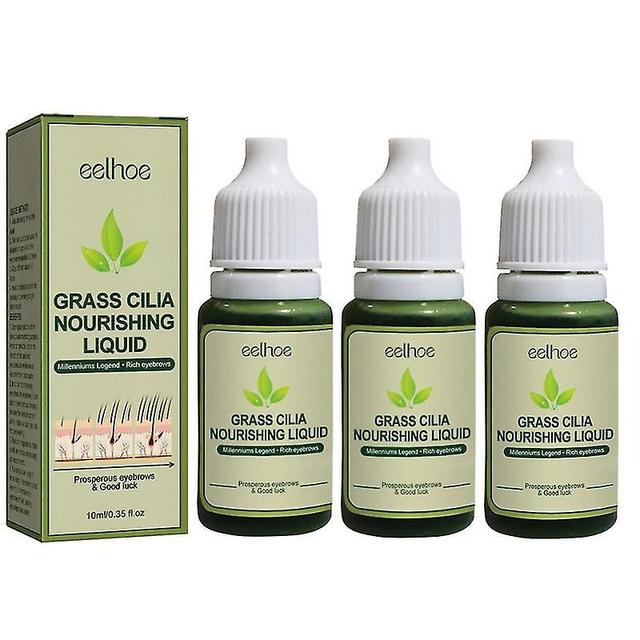 3PCS Uusi Usma Grass Cilia Growth Ravitseva nestemäinen uute Essence kulmakarvoille Ripset Hairline Women Health Hair Care Liquid AILE on Productcaster.