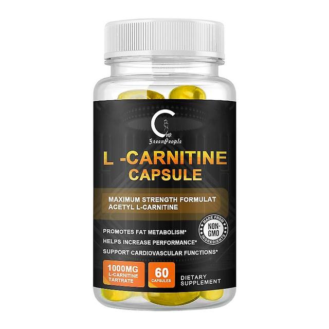 Sofirn GPGP Greenpeople L-Carnitine Fat Burner Capsule, Amino Acid for Energy Production and Metabolism, Healthy Dietary Supplement 60pcs on Productcaster.