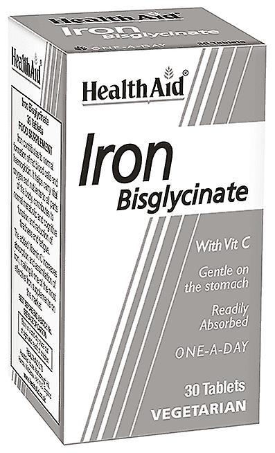 Health Aid Iron Bisglycinate With Vitamin C 30 Tablets on Productcaster.