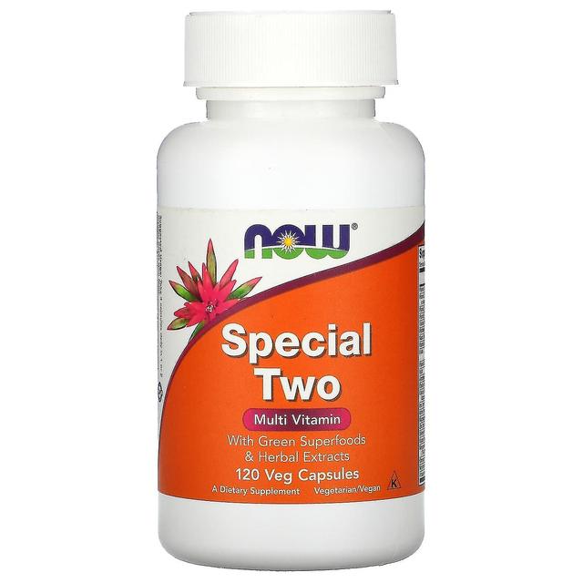 NOW Foods NU Livsmedel, Special Two, Multi Vitamin, 120 Veg kapslar on Productcaster.