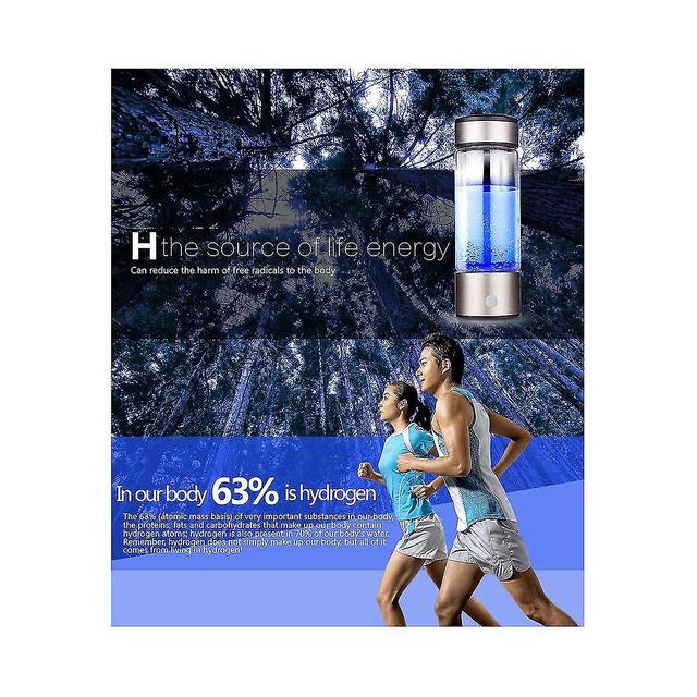 Titanium Portable Hydrogen- Water Cup Water Ionizer Maker/generator Super Antioxidants Orp Hydrogen Silver on Productcaster.