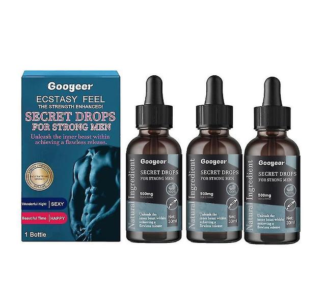 1-3 sztuki Secret Drops For Strong Men Secret Happy Drops Zwiększające Wrażliwość Przyjemność 3pcs on Productcaster.