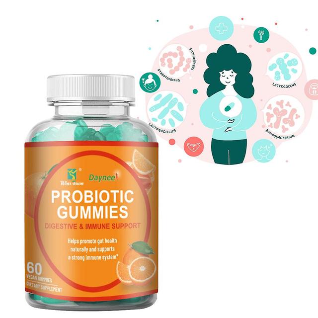 1-pak żelków probiotycznych | Prebiotic Gut Health - Układ odpornościowy i suplement trawienny 60 żelki / butelka 1pc on Productcaster.