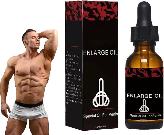 Enlarge Oil, Enhancing Massage Oil, Men Thicking Lasting Enlarging Essential Oil, Delay Time Performance Boost Strength 2 Pcs on Productcaster.