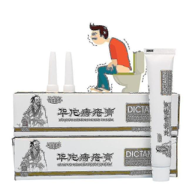 Mike 2pcs Chinese Herbal Hemorrhoids Cream - Dictamni on Productcaster.