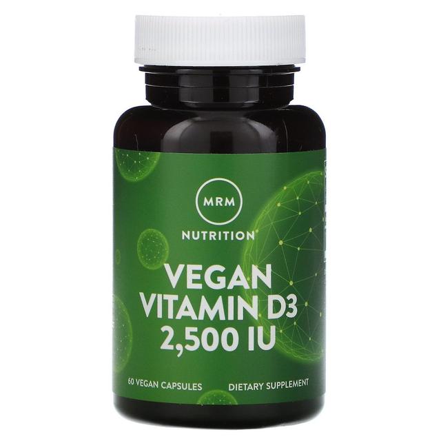 MRM, Ernæring, Vegansk vitamin D3, 2.500 IE, 60 veganske kapsler on Productcaster.