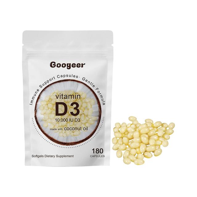 Antbaba D3 K2 Vitamin 10000 IU with 200 mcg Vitamin K2 (MK-7), Replenish Vitamin D3 K2 Coconut Oil Softgels 180 Gels 2bag on Productcaster.