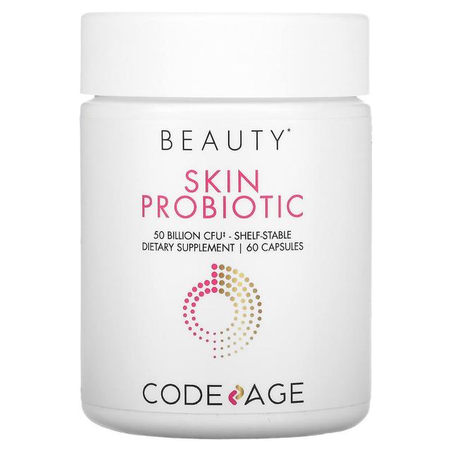 Codeage Kode, Hud Probiotic, Hylde-Stabil, 50 milliarder CFU, 60 kapsler on Productcaster.