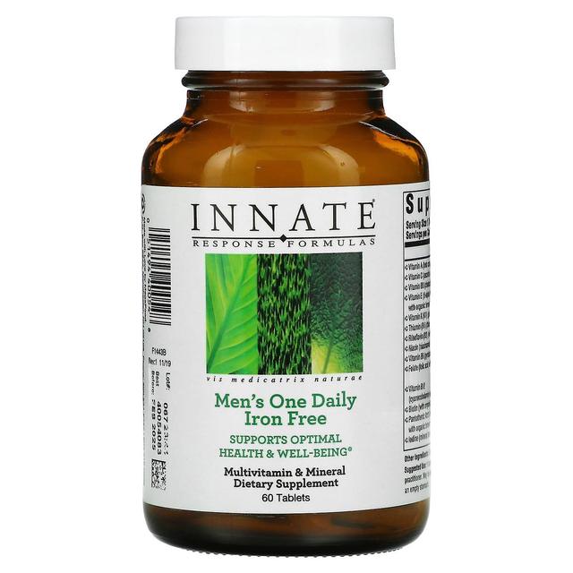 Innate Response Formulas Formule di risposta innate, Men's One Daily, Iron Free, 60 Compresse on Productcaster.