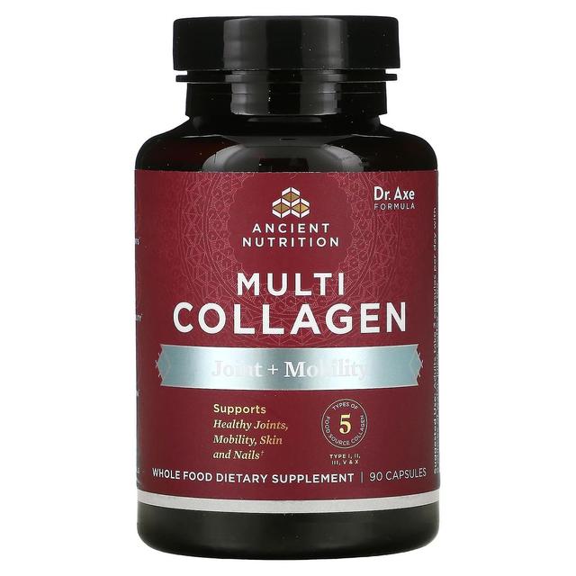 Dr. Axe / Ancient Nutrition Dr. Axe / Nutrição Antiga, Multi Colágeno, Articulação + Mobilidade, 90 Cápsulas on Productcaster.