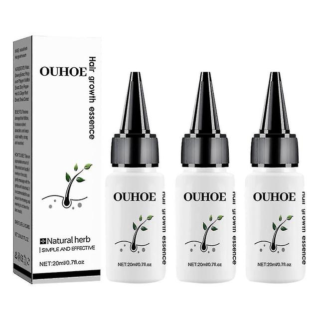 Natural Herbs Extra Strength Hair Growth Essence 20ml 3Pcs on Productcaster.