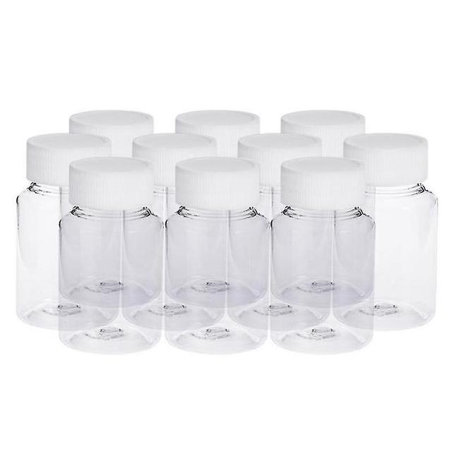 10pcs 15ml Empty Pill Sample Medicine Solid Powder Case Bottle Storage Container on Productcaster.