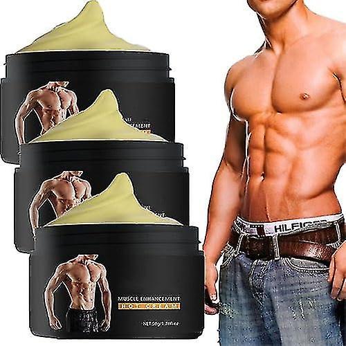 Muscle Pump Creatine Monohydraat Crème, Sculpting Crème Voor Mannen, Spierversterker Crème, Zweet En Fa 3pcs on Productcaster.