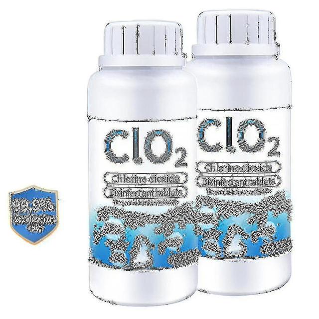 100 / 200pcs Dioxyde de chlore de qualité alimentaire Comprimé effervescent Clo2 Comprimé chimique de désinfection antibactérienne 100pcs on Productcaster.