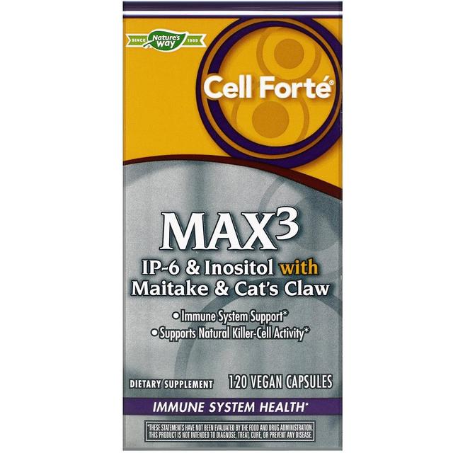 Nature's Way, Cell Forté MAX3, 120 Vegan Capsule on Productcaster.