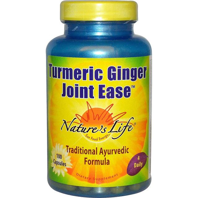 Nature's Life, Kurkuma Ginger Joint Ease, 100 Capsules on Productcaster.