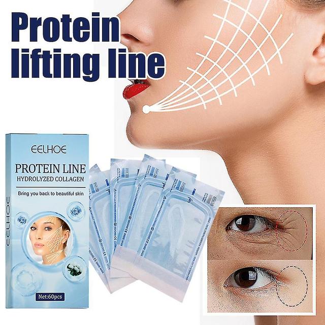 1/2 Boxes Face Protein Threads Absorbable Anti Aging Collagen Silk Thread 1 Box on Productcaster.