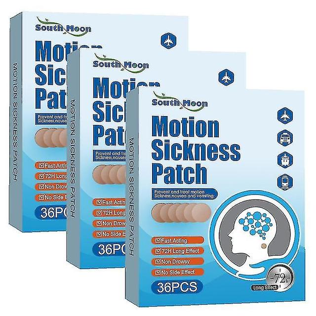 Motion Sickness Patch Herbal Medical Patch Car Travel Seasick Patches For Adults Kids Travel Nausea Vomiting Use 3packs on Productcaster.