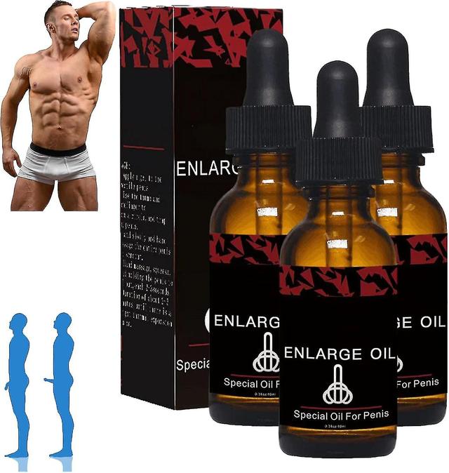 Titan Enlarge Oil, Enlarge Oil For Men, Men Massage Oil For Sex, Thicking Lasting Enlarging Oil 3pcs on Productcaster.