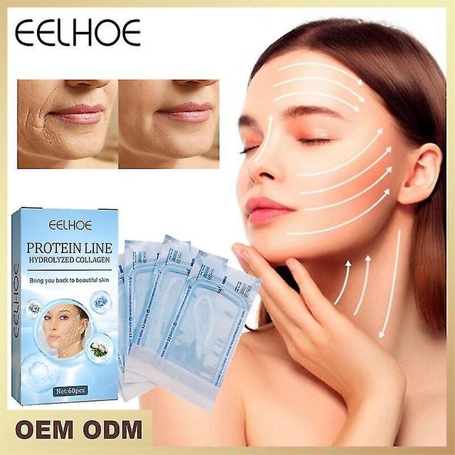 60pcs Face Protein Threads Absorvível Anti Aging Silk Thread on Productcaster.