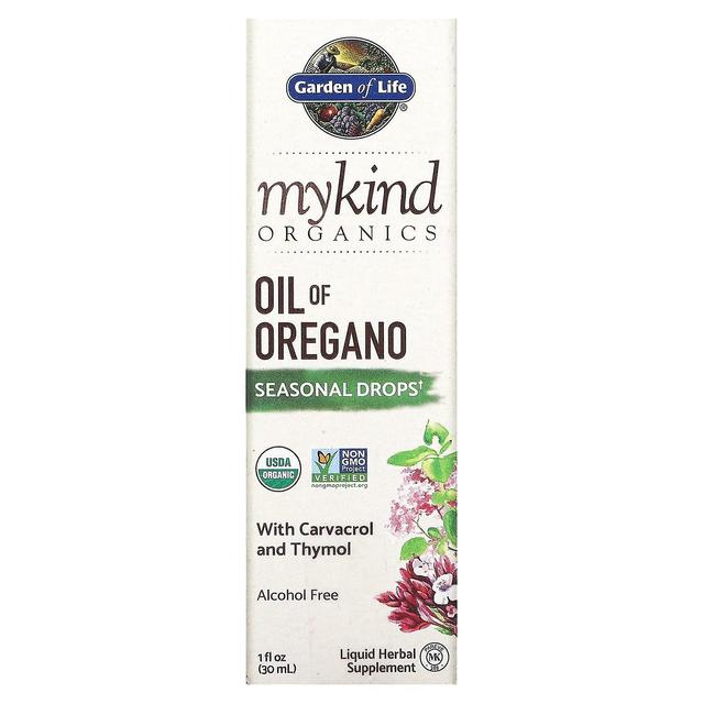 Garden of Life, MyKind Organics, Olej z oregano Seasonal Drops, 1 fl oz (30 ml) on Productcaster.