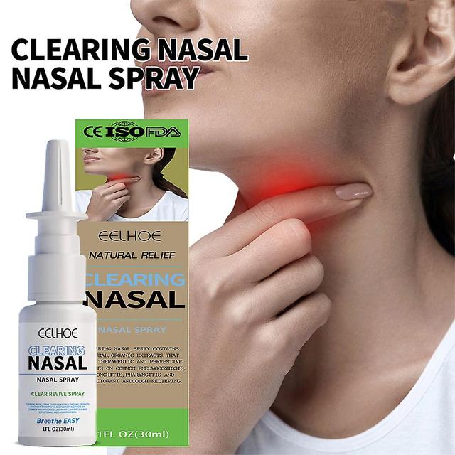 1/2pcs 30ml Cleaning Nasal Spray Organic Herbal Lung Cleanse & Nasal Spray 1Pc on Productcaster.