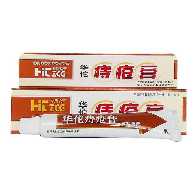 Hemorrhoids Ointment Plant Herbal Materials Powerful Hemorrhoids Cream Internal Hemorrhoids Piles External Anal Fissure Hua Tuo 1PC on Productcaster.