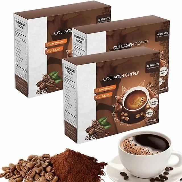 Frusde Bloom Collageen Koffie, Koffie Collageen, Collageen Koffie Supplement, Collageen Koffie Poeder, Collageen Eiwit Supplementen 3boxes on Productcaster.