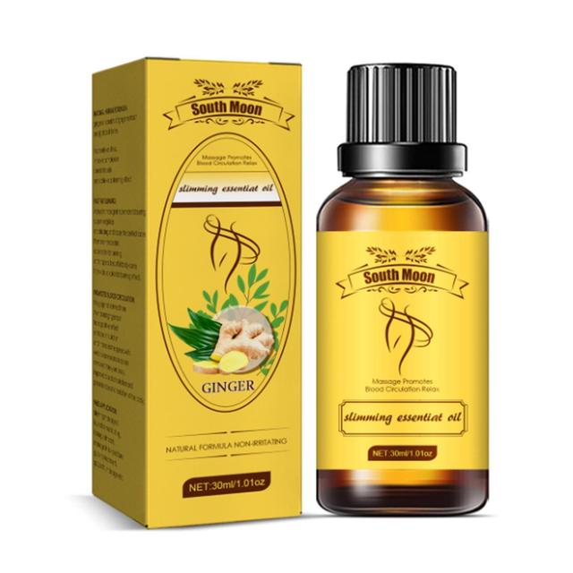 South Moon 30ml Slimming Essential Oil Ginger Extract Massage Absorb Promote Metabolism Shape Body on Productcaster.