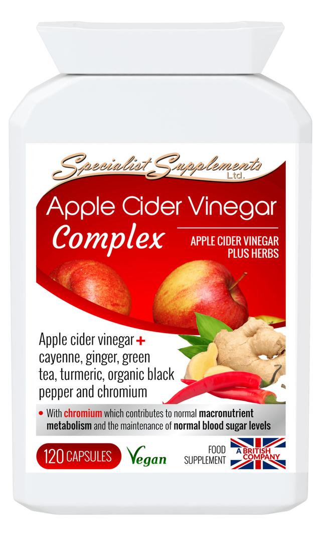 Specialist supplements apple cider vinegar complex 120's on Productcaster.