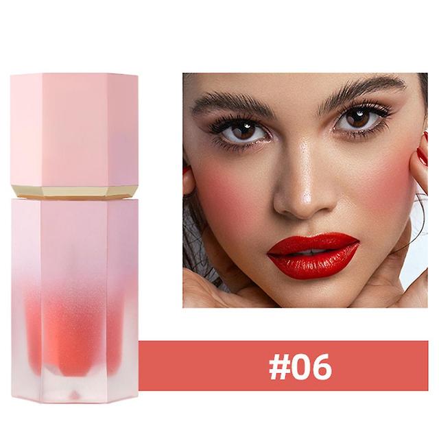 Matte Liquid Blush Natural Brighten Liquid Cheek Long Lasting Face Makeup Blush 6 on Productcaster.